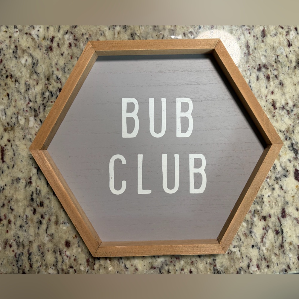 Hobby Lobby Hexagonal Wall Art in Gray and Brown